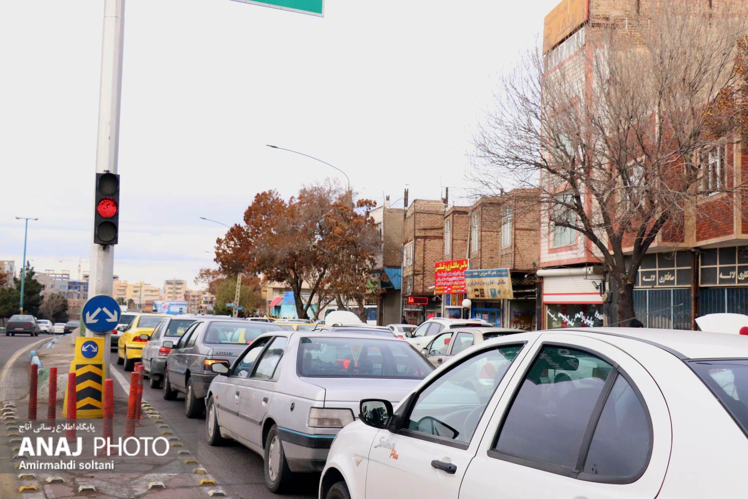 تبریزِ ترافیک‌زده به روایت دوربین آناج