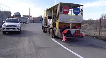 خط کشی راه‌ها با حکم جایگزین حبس در مراغه