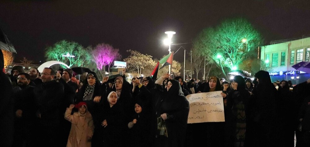 استغاثه شبانه تبریز برای غزه