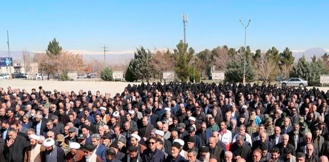 تشییع پیکر مادر شهیدان خانمحمدی در تبریز