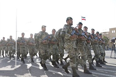 رژه یگان‌های نمونه نیرو‌های مسلح در آذربایجان‌شرقی