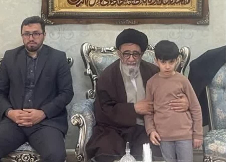 دیدار آیت‌الله آل‌هاشم با فرزند شهید راه قدس