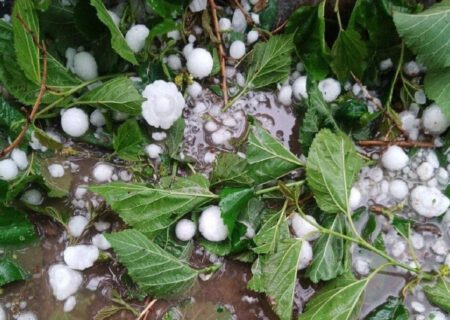 هشدار بارش تگرگ در آذربایجان‌شرقی