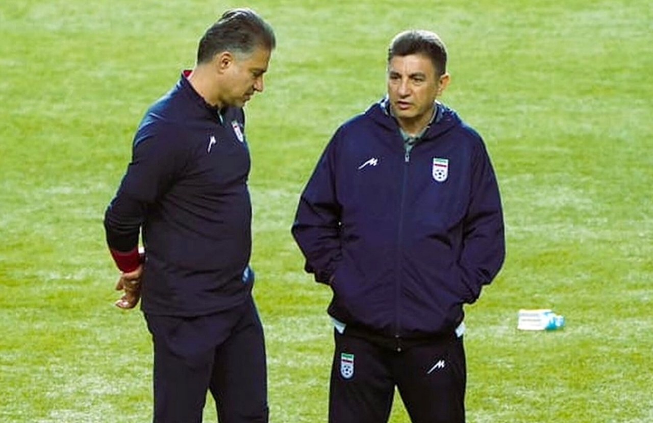 حمایت تمام‌قد قلعه‌نویی از سرمربیگری مطهری در تراکتور + عکس