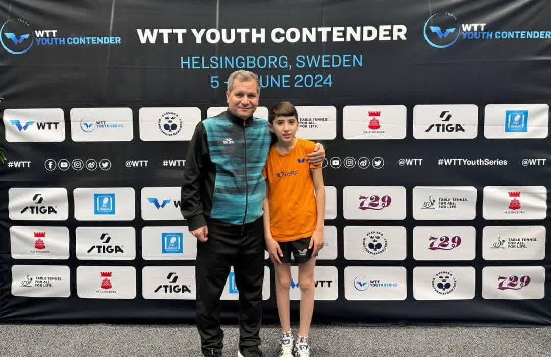 پینگپنگباز نوجوان آذرشهری قهرمان جهان شد