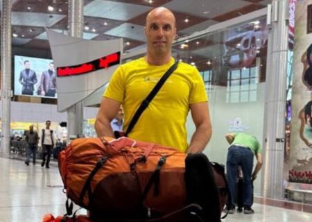 کوهنورد تبریزی در راه صعود به دومین قله بلند جهان