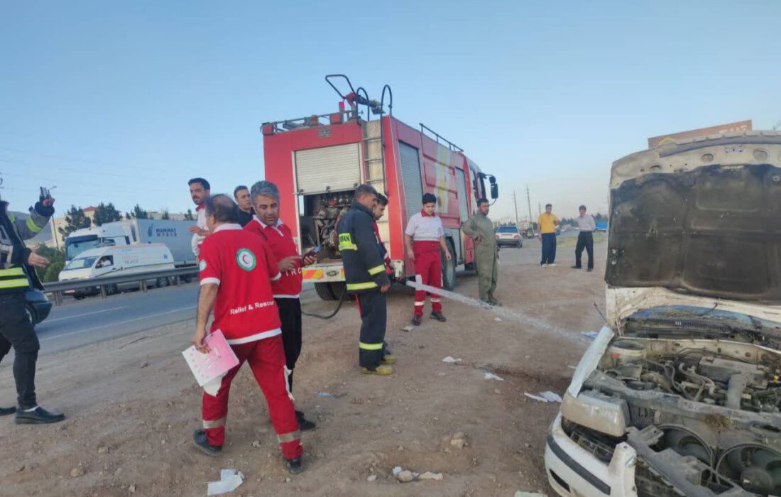 دو کشته و مصدوم در واژگونی سمند در جاده صوفیان