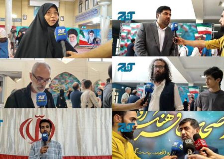 گفتگوی آناج با شهروندان تبریزی پای صندوق‌های رأی‌‌گیری