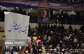 شور انتخاباتی با حضور سعید جلیلی در تبریز