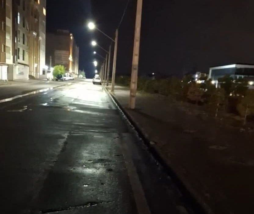 گلایه ساکنان خاوران از کمبود روشنائی معابر