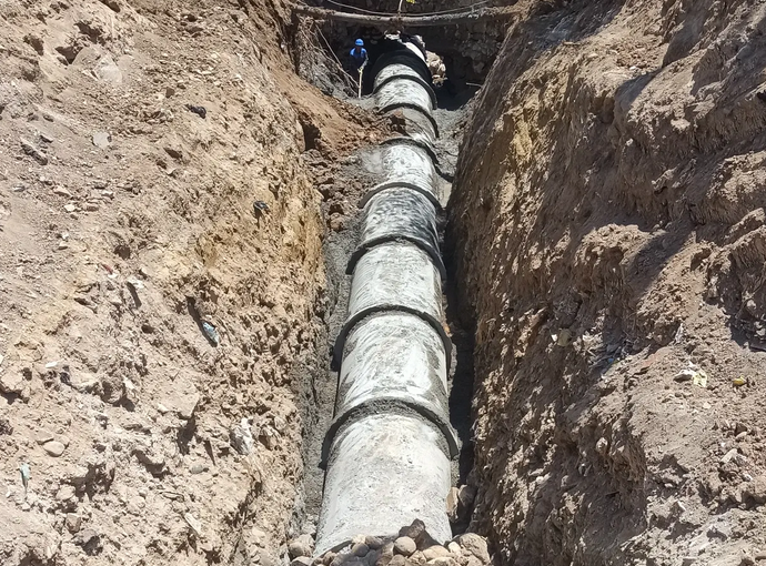 اجرای خط انتقال زرینهرود به سهند