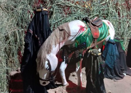 برپایی نمایشگاه «از کربلای سرخ شهادت» در مراغه