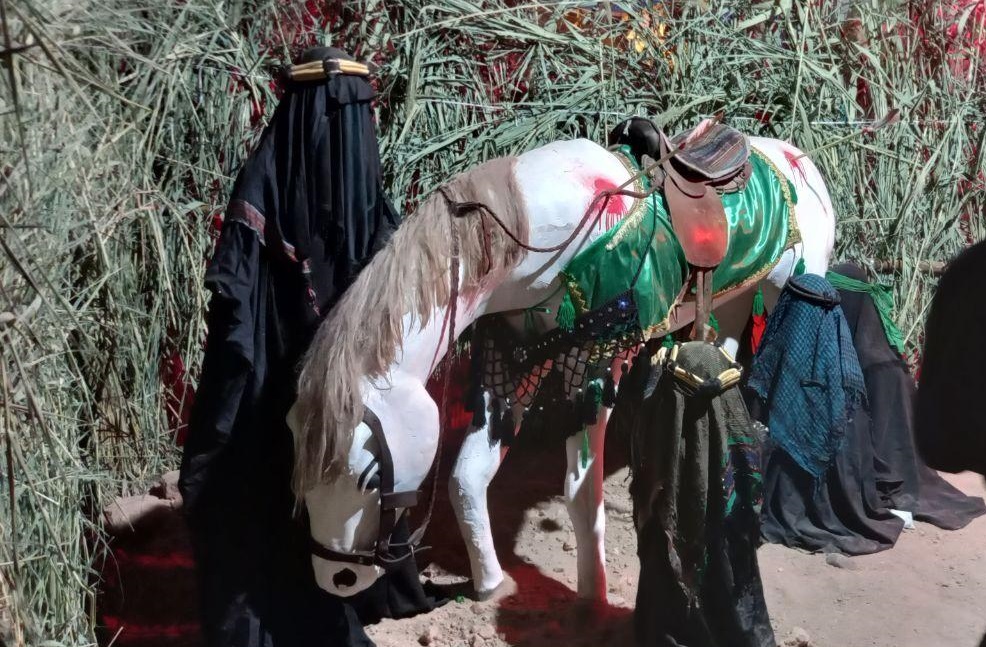 برپایی نمایشگاه «از کربلای سرخ شهادت» در مراغه