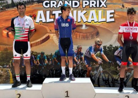 نائب قهرمانی رکابزن تبریزی در گرند پریکس ترکیه