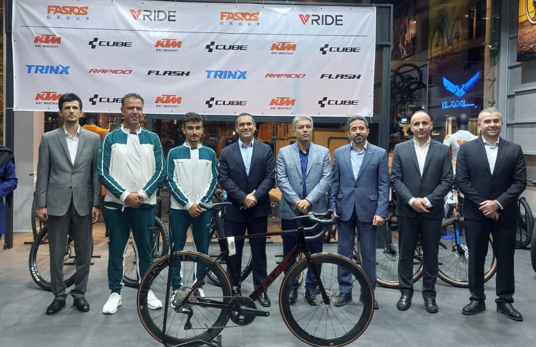 بدرقه رکابزن المپیکی تبریز با دوچرخه مدل ۲۰۲۴!