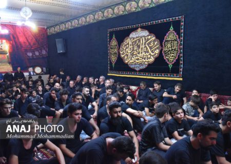 اقامه عزا حسینی در هیئت مکتب الشهداء تبریز