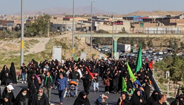 پیاده‌روی جامانده‌های اربعین در آذربایجان‌شرقی