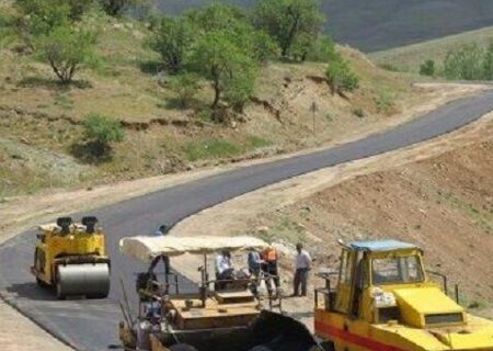 آسفالت ۱۳ کیلومتر راه روستایی درمراغه