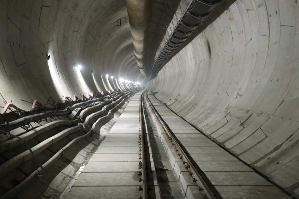 ۲۴۰۰ متر تا اتمام حفاری تونل شرقی مترو تبریز