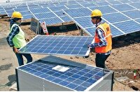 نیروگاه خورشیدی تامین‌کننده انرژی خط آبرسانی تبریز