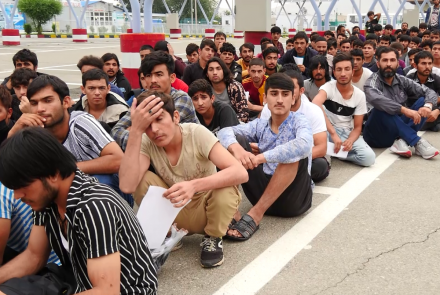 رکب پلیس ترکیه به مهاجران افغانی