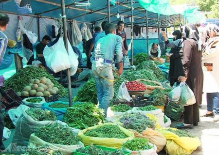 ساماندهی دستفروشان بازار مراغه