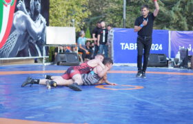 مسابقات کشتی در پارک ائل‌گلی