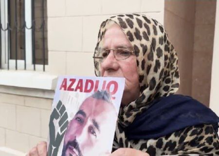 تجمع اعتراضی خانواده‌های زندانیان اسلام‌گرا آذربایجان