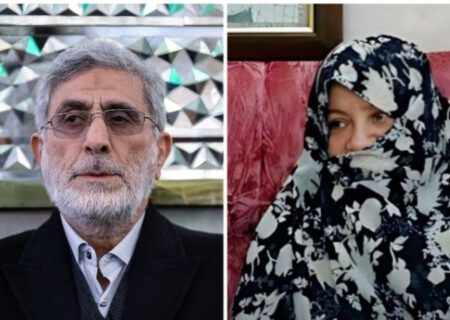 پیام سردار قاآنی برای مادر شهید امام‌پناه