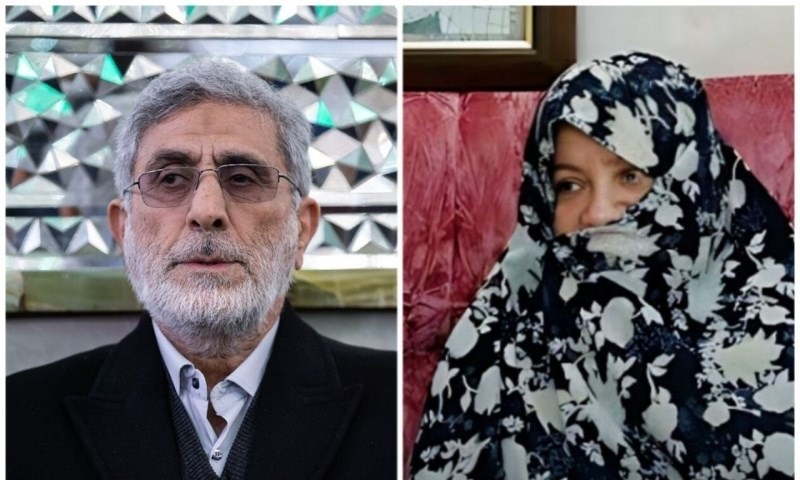 پیام سردار قاآنی برای مادر شهید امامپناه