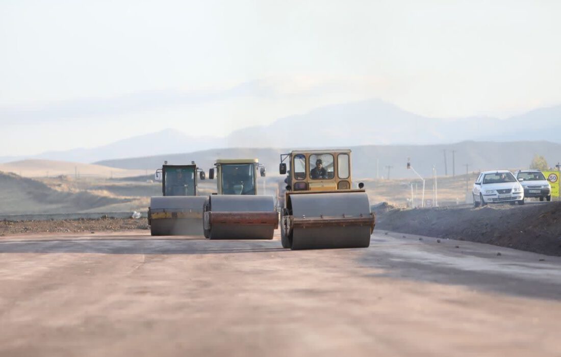 بزرگراه خواجه-ورزقان با 90% پیشرفت فیزیکی