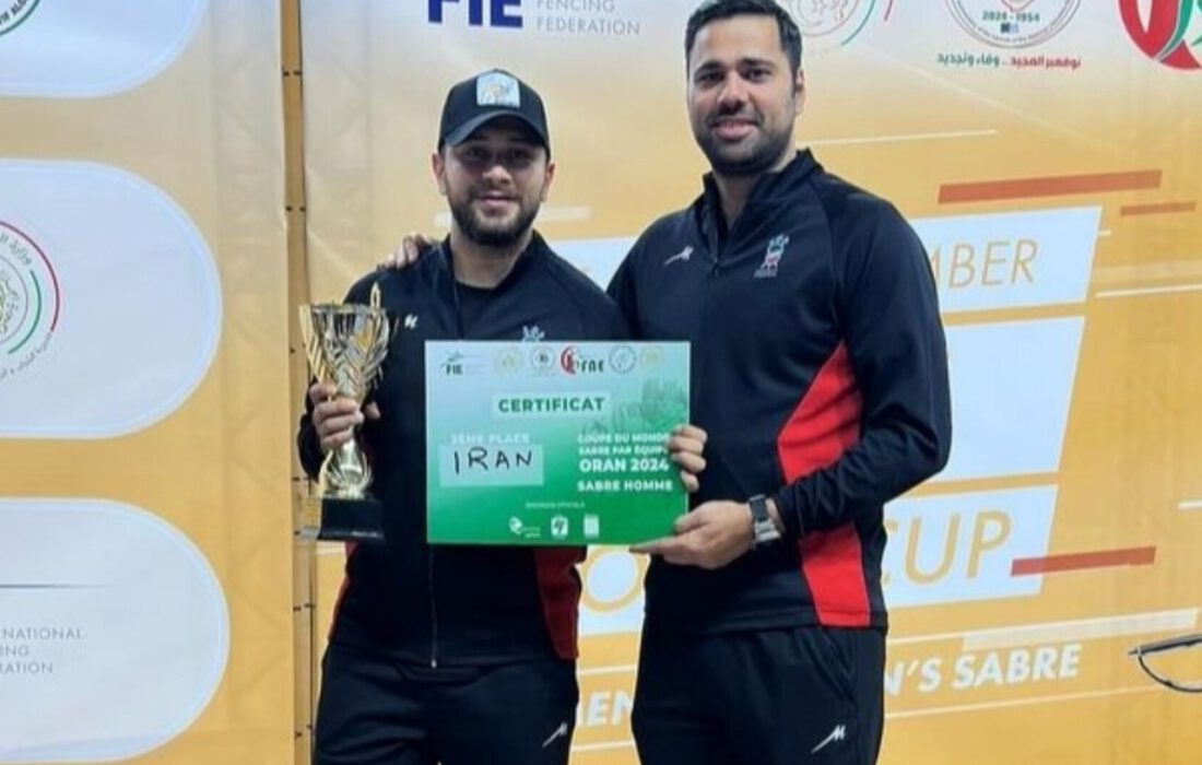 سکوی جام جهانی زیر پای شمشیرزن تبریزی