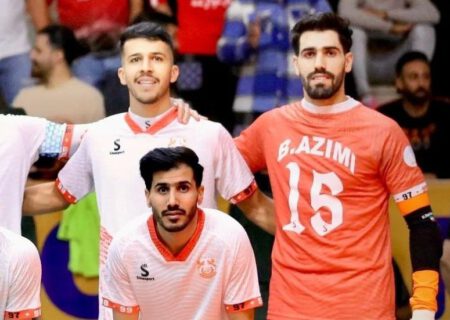 حرکت زیبای بازیکنان مس سونگون + تصاویر