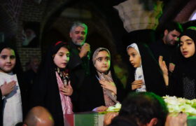 شبی با شهید گمنام در هیات وارثان ثارالله شاهد مسجد آیت‌الله شهیدی تبریز