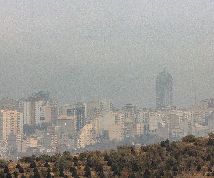 سایه سیاه آلودگی بر سر تبریز