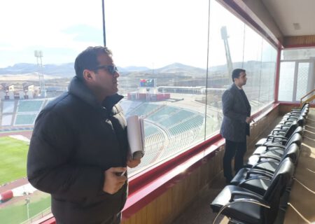 بازدید نمایندگان سازمان لیگ از استادیوم یادگار