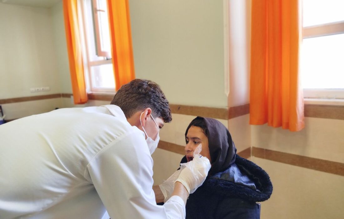 خدمترسانی دانشجویان علوم پزشکی تبریز در سراب