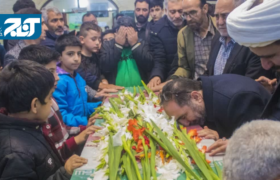 تشییع آلاله‌های گمنام فاطمی در تبریز