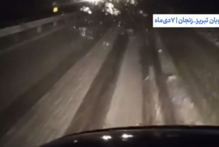 وضعیت محور بستان‌آباد به ‌هشترود