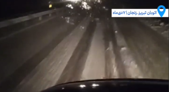 وضعیت محور بستان‌آباد به ‌هشترود