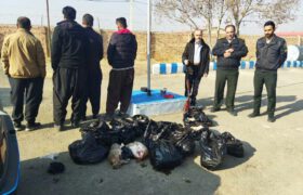 دستگیری شکارچیان غیربومی در هریس و اهر