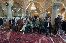 مراسم بزرگداشت شهدای قیام ۲۹ بهمن تبریز در مسجد قزللی