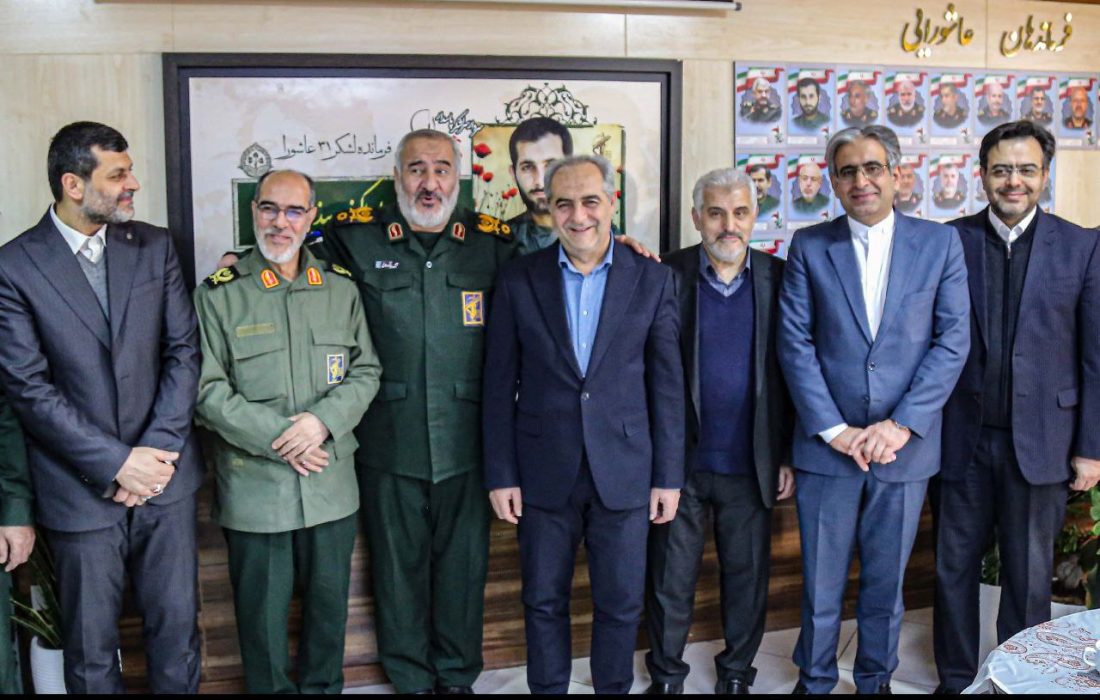دیدار استاندار با فرماندهان ارشد سپاه در استان