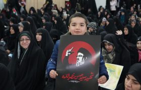 آئین تکریم شهیدان سیدحسن نصرالله و سید هاشم صفی‌الدین در مصلای امام تبریز