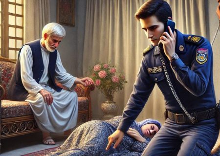 نجات جانِ زن بیمار توسط پلیس میانه‌ای