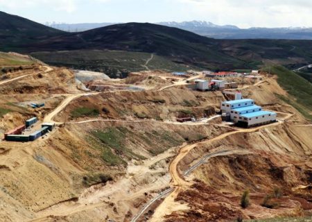 کارگران معدن طلای مزرعه شادی مشغول کار هستند