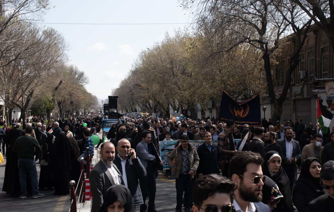 حماسه مردم روستاهای آذربایجان شرقی در روز قدس