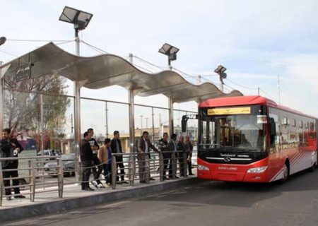 وضعیت نامطلوب مسیر BRT در تبریز