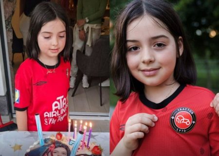 تولد دختر اسکوچیچ با تم تراکتور + عکس