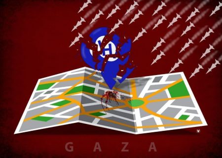 رژیم‌صهیونیستی زیرِ تیغِ هنرمندان تبریزی